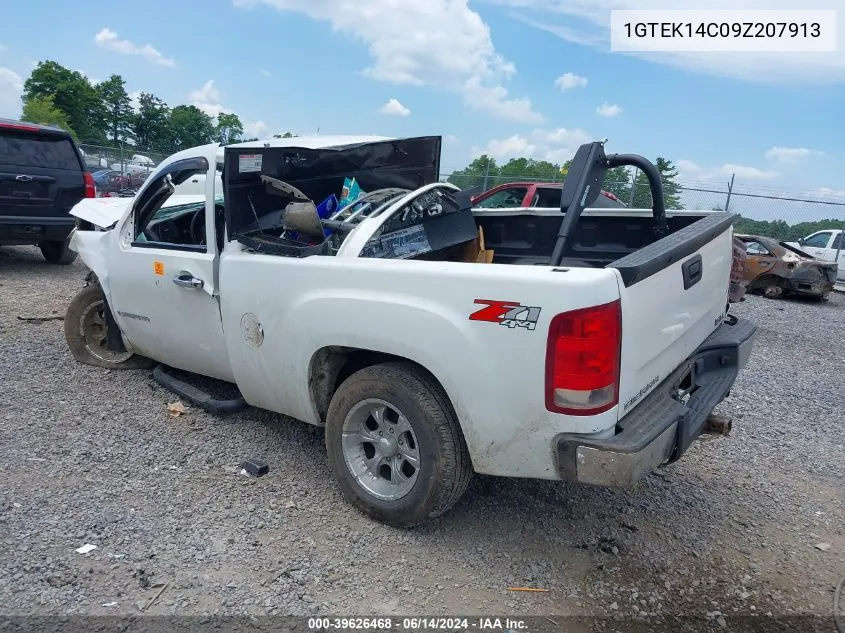 2009 GMC Sierra 1500 Work Truck VIN: 1GTEK14C09Z207913 Lot: 39626468