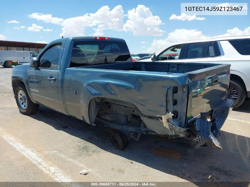 2009 GMC Sierra 1500 Work Truck VIN: 1GTEC14J59Z123467 Lot: 39680711