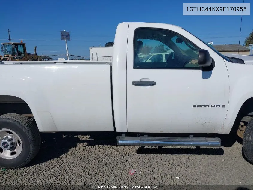 1GTHC44KX9F170955 2009 GMC Sierra 2500Hd Work Truck