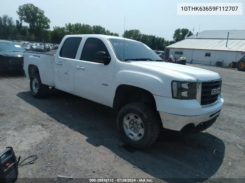 2009 GMC Sierra 2500Hd Slt VIN: 1GTHK63659F112707 Lot: 39938112