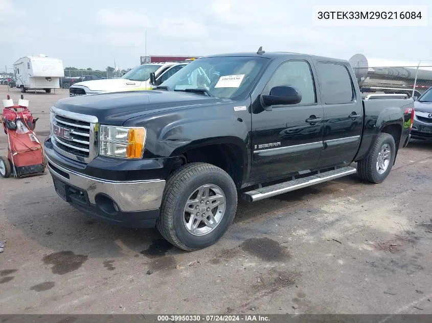 2009 GMC Sierra 1500 Slt VIN: 3GTEK33M29G216084 Lot: 39950330