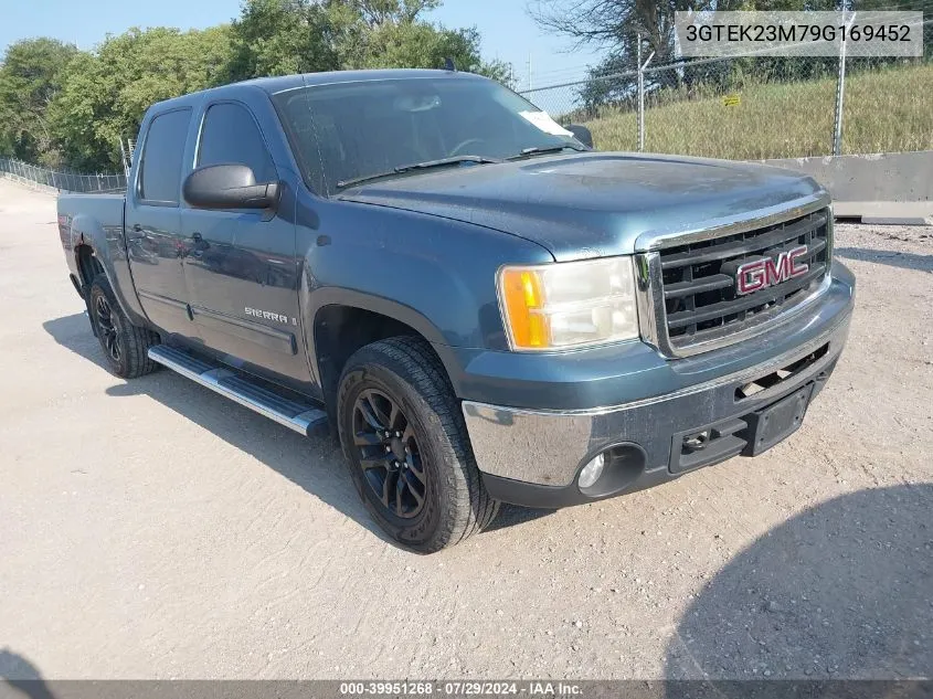 2009 GMC Sierra 1500 Sle VIN: 3GTEK23M79G169452 Lot: 39951268