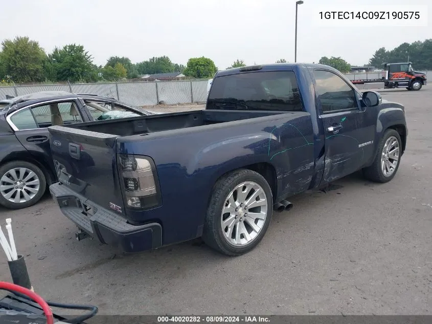 2009 GMC Sierra 1500 Work Truck VIN: 1GTEC14C09Z190575 Lot: 40020282