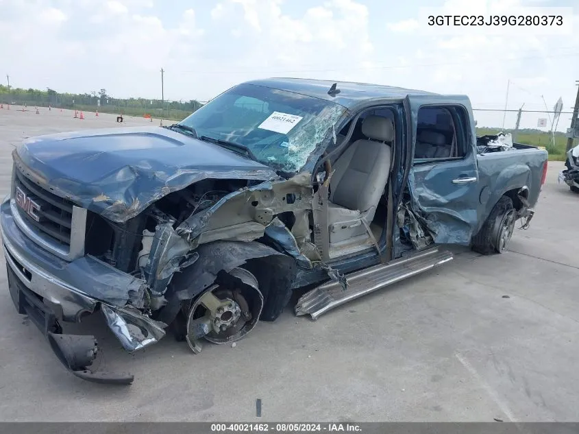 2009 GMC Sierra 1500 Sle VIN: 3GTEC23J39G280373 Lot: 40021462