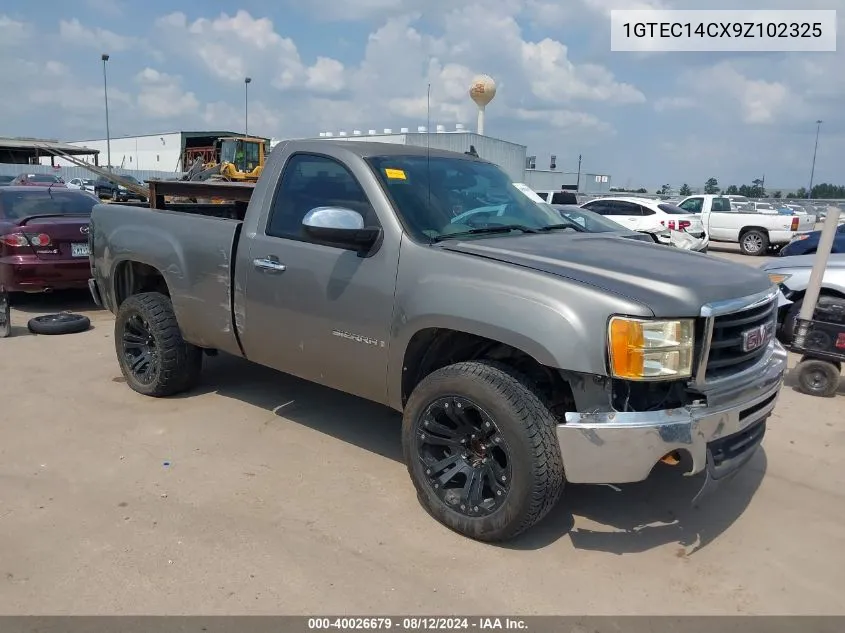 2009 GMC Sierra 1500 Work Truck VIN: 1GTEC14CX9Z102325 Lot: 40026679