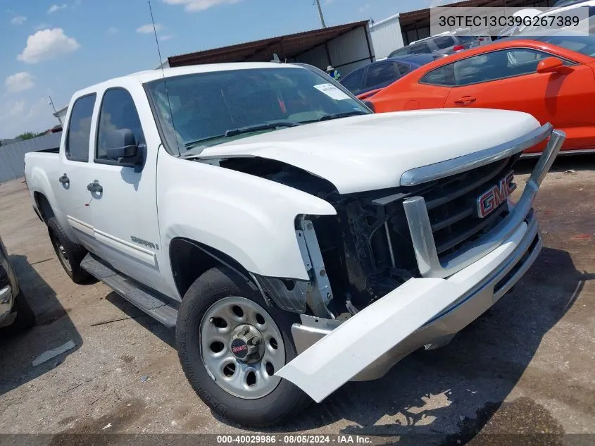 2009 GMC Sierra 1500 Sl VIN: 3GTEC13C39G267389 Lot: 40029986