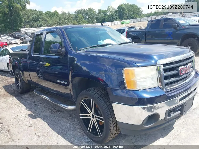 1GTEC29J39Z289744 2009 GMC Sierra 1500 Sle