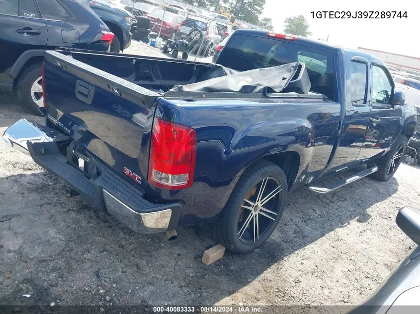 1GTEC29J39Z289744 2009 GMC Sierra 1500 Sle