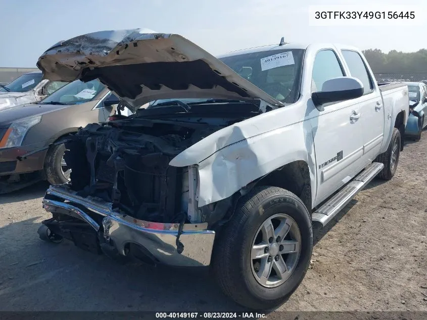 2009 GMC Sierra 1500 Slt VIN: 3GTFK33Y49G156445 Lot: 40149167