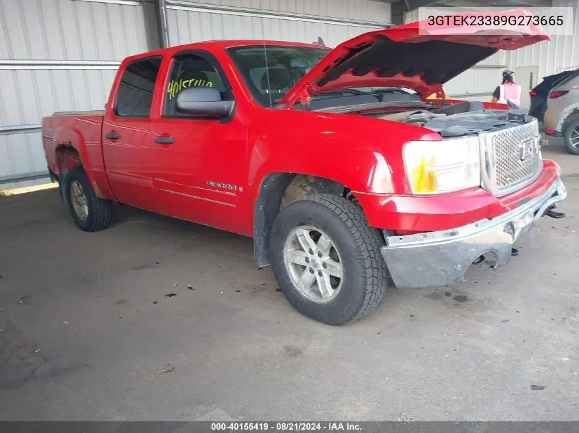 3GTEK23389G273665 2009 GMC Sierra K1500 Sle