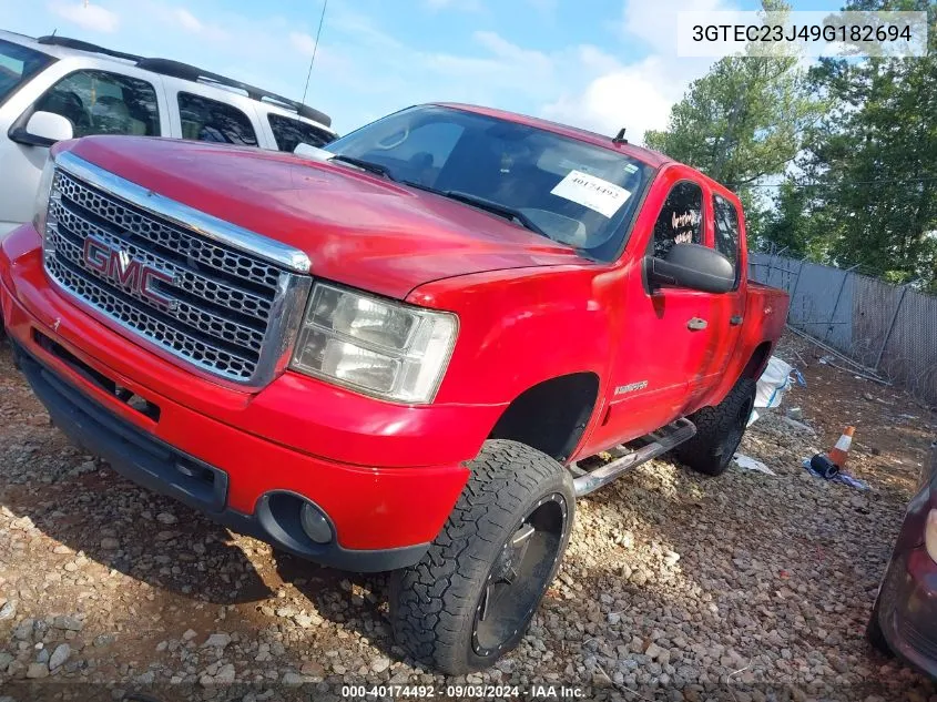 3GTEC23J49G182694 2009 GMC Sierra 1500 Sle