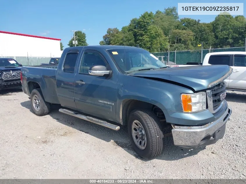 1GTEK19C09Z235817 2009 GMC Sierra 1500 Sl