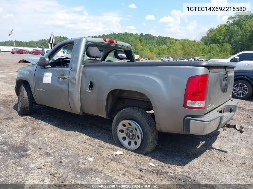 2009 GMC Sierra 1500 Work Truck VIN: 1GTEC14X69Z215580 Lot: 40222487