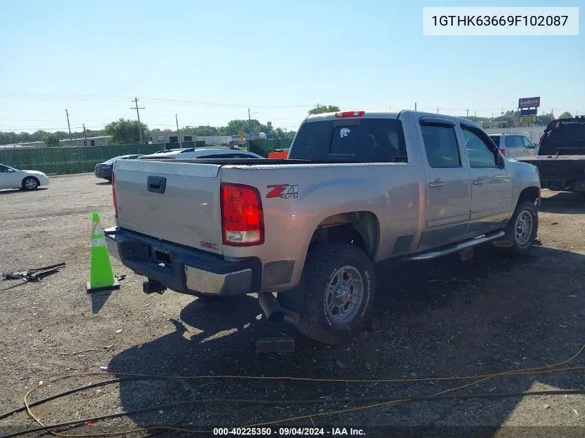 2009 GMC Sierra 2500Hd Slt VIN: 1GTHK63669F102087 Lot: 40225350