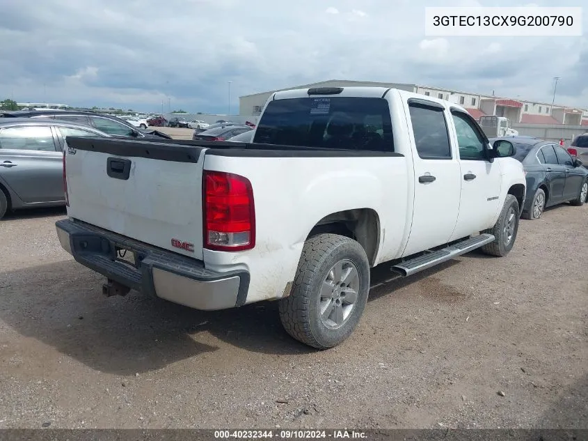 2009 GMC Sierra 1500 Sl VIN: 3GTEC13CX9G200790 Lot: 40232344