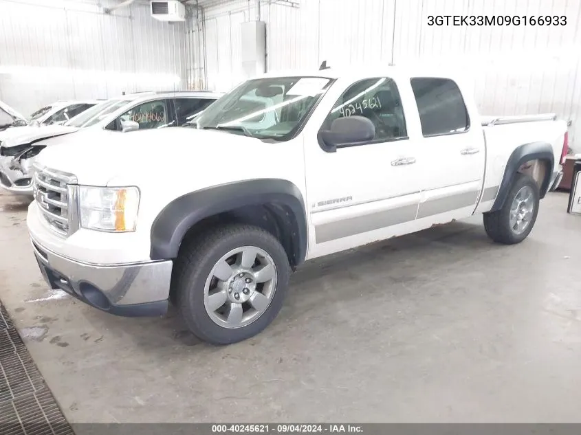 2009 GMC Sierra 1500 Slt VIN: 3GTEK33M09G166933 Lot: 40245621