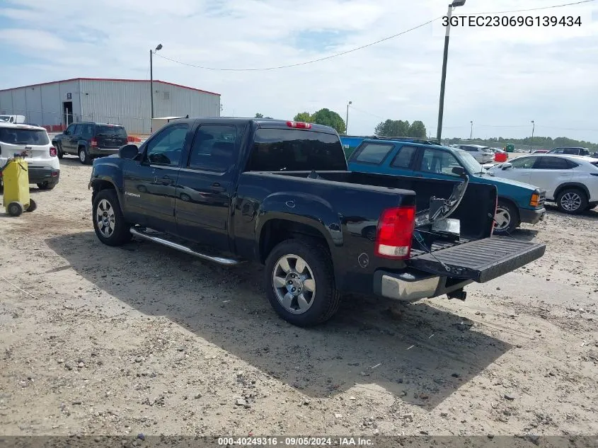 2009 GMC Sierra 1500 Sle VIN: 3GTEC23069G139434 Lot: 40249316