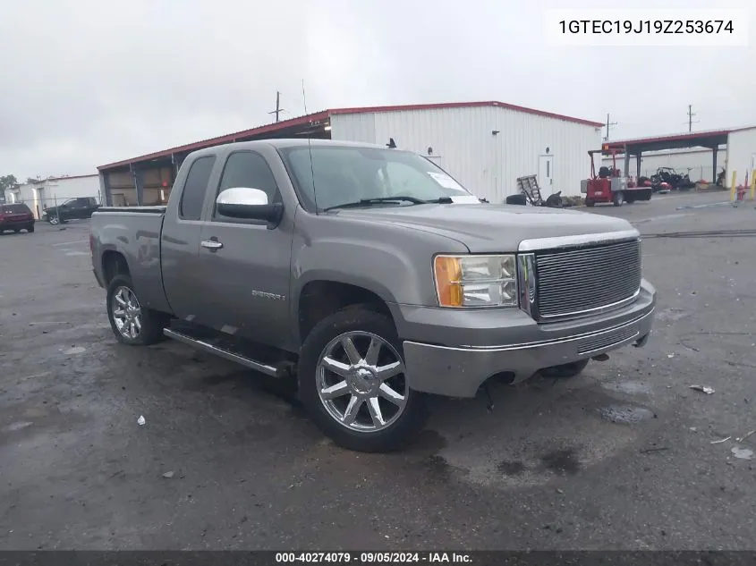 2009 GMC Sierra 1500 Work Truck VIN: 1GTEC19J19Z253674 Lot: 40274079