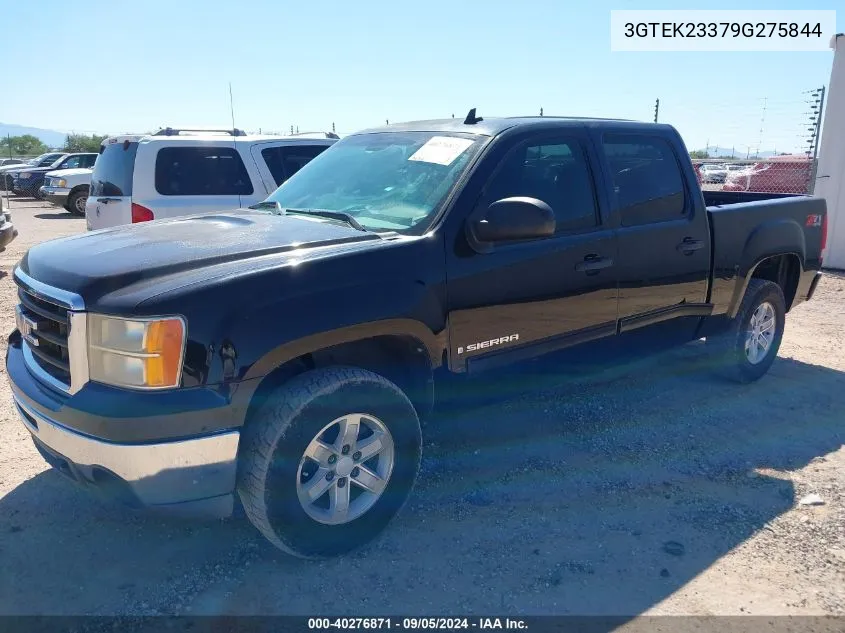 2009 GMC Sierra 1500 Sle VIN: 3GTEK23379G275844 Lot: 40276871