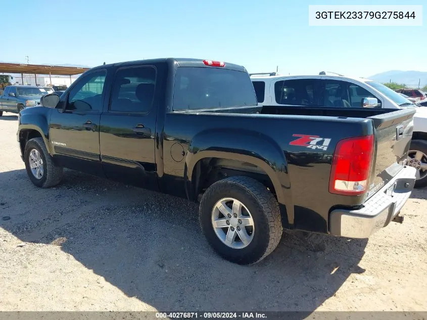 2009 GMC Sierra 1500 Sle VIN: 3GTEK23379G275844 Lot: 40276871