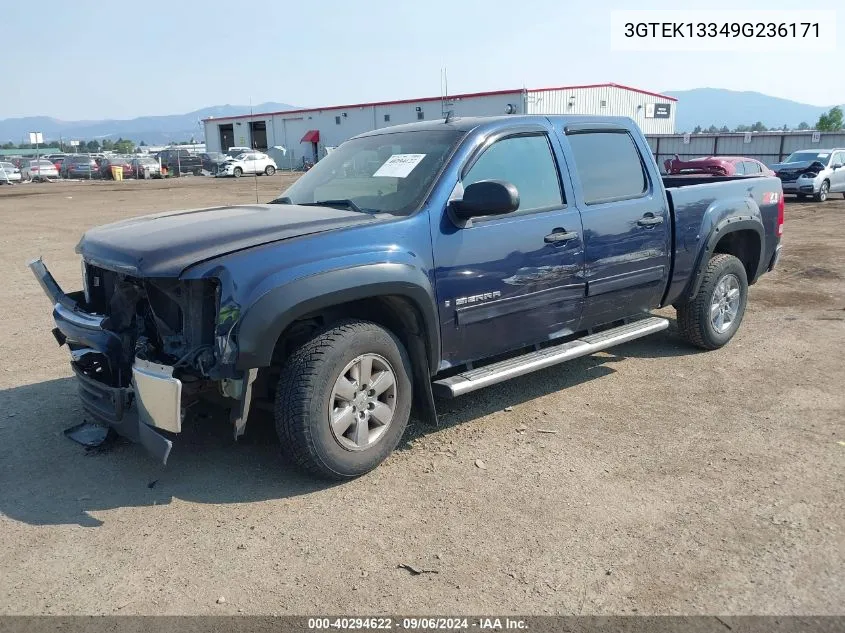 2009 GMC Sierra 1500 Work Truck VIN: 3GTEK13349G236171 Lot: 40294622