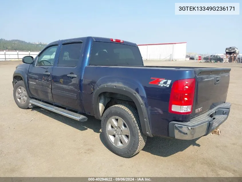 2009 GMC Sierra 1500 Work Truck VIN: 3GTEK13349G236171 Lot: 40294622