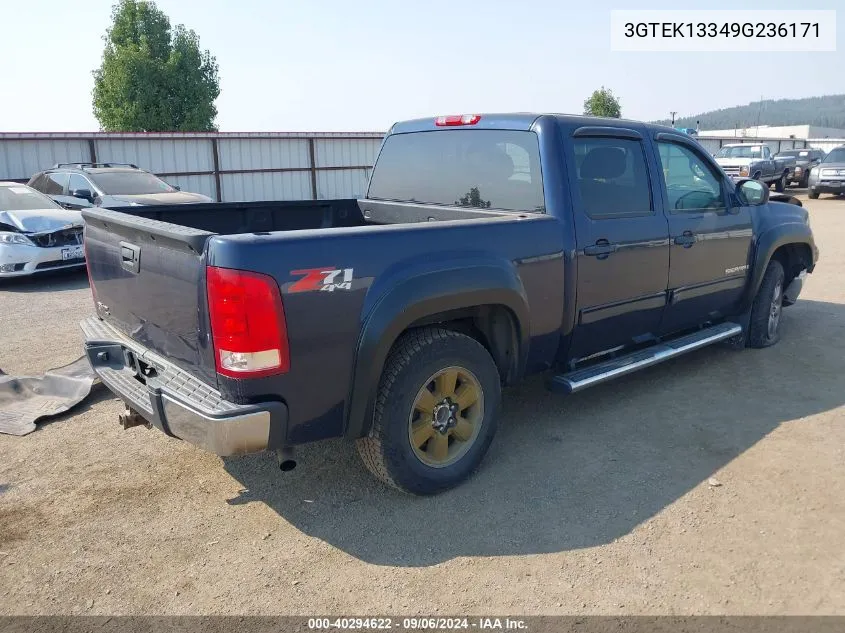 2009 GMC Sierra 1500 Work Truck VIN: 3GTEK13349G236171 Lot: 40294622