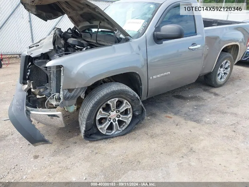 2009 GMC Sierra 1500 Work Truck VIN: 1GTEC14X59Z120346 Lot: 40300183