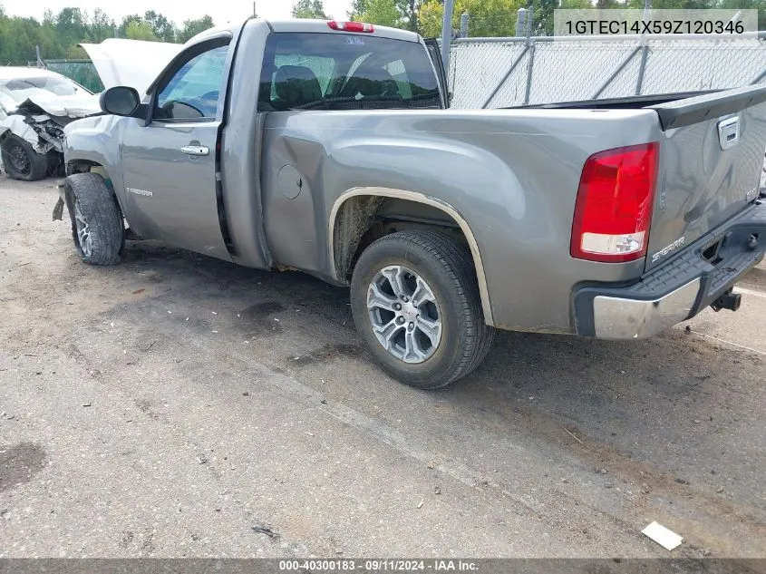 2009 GMC Sierra 1500 Work Truck VIN: 1GTEC14X59Z120346 Lot: 40300183