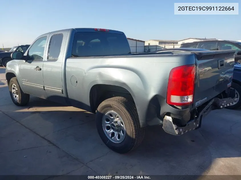 2GTEC19C991122664 2009 GMC Sierra 1500 Sl