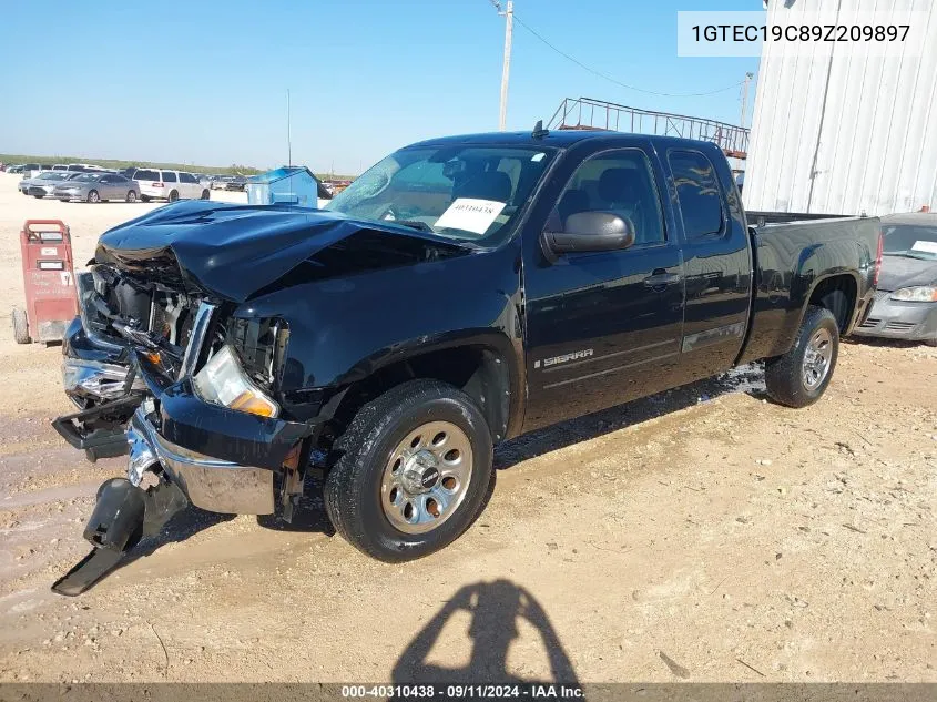 2009 GMC Sierra C1500 VIN: 1GTEC19C89Z209897 Lot: 40310438