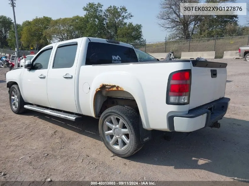 2009 GMC Sierra 1500 Denali VIN: 3GTEK032X9G127876 Lot: 40313803