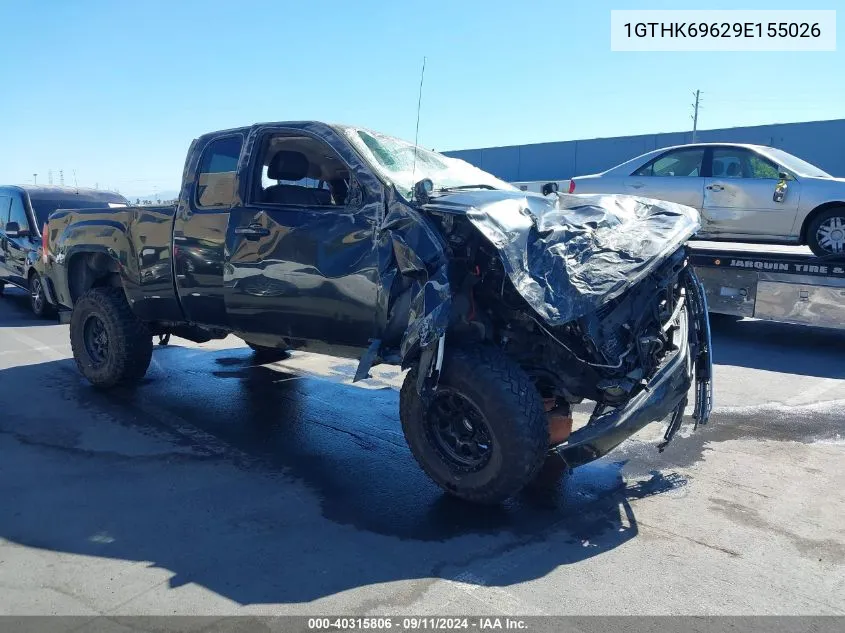 2009 GMC Sierra 2500Hd Slt VIN: 1GTHK69629E155026 Lot: 40315806