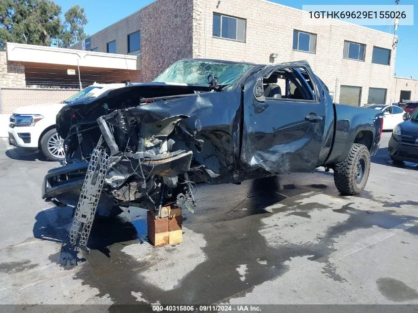 2009 GMC Sierra 2500Hd Slt VIN: 1GTHK69629E155026 Lot: 40315806