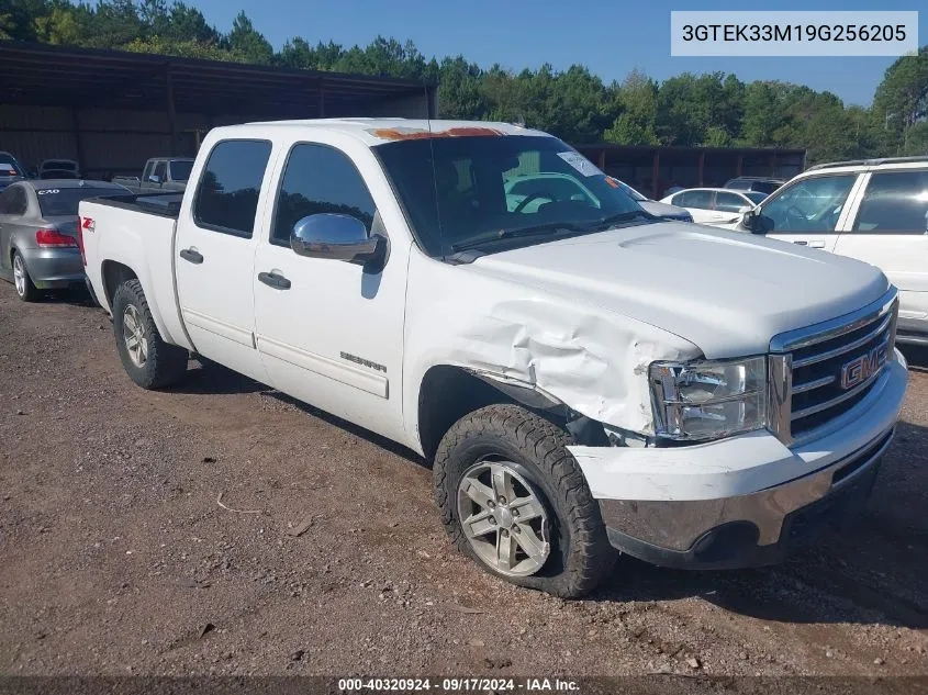 2009 GMC Sierra K1500 Slt VIN: 3GTEK33M19G256205 Lot: 40320924