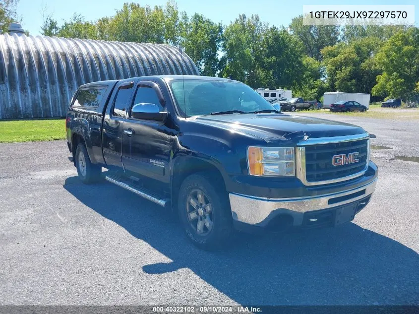 1GTEK29JX9Z297570 2009 GMC Sierra K1500 Sle