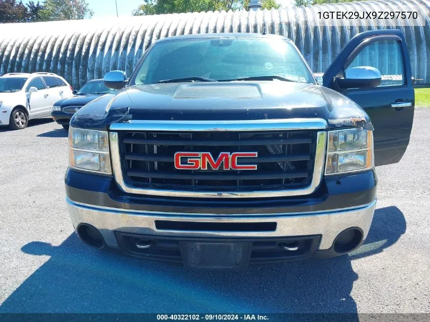 2009 GMC Sierra K1500 Sle VIN: 1GTEK29JX9Z297570 Lot: 40322102