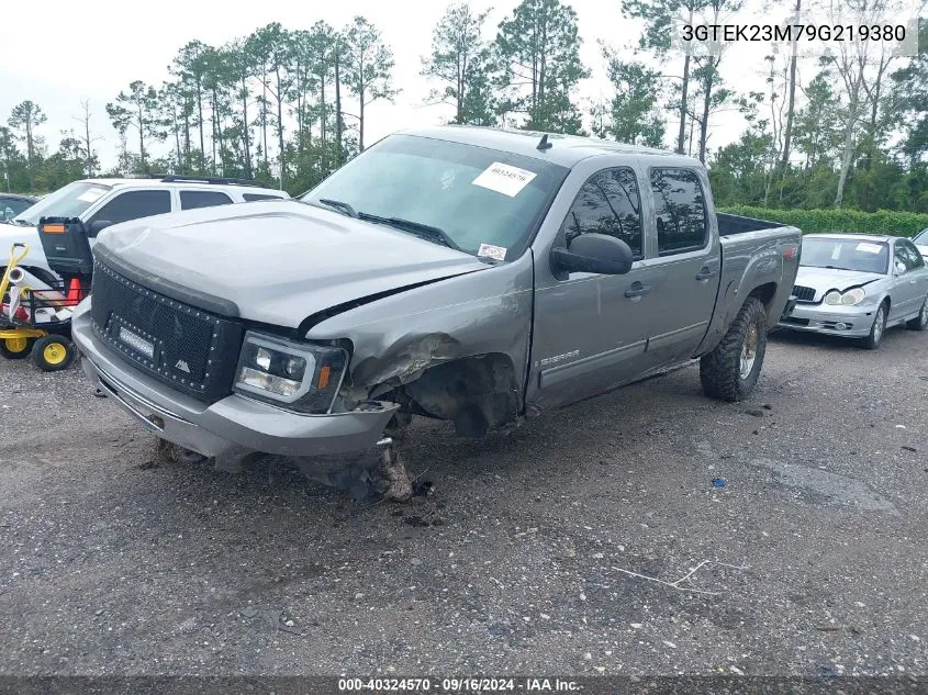 2009 GMC Sierra K1500 Sle VIN: 3GTEK23M79G219380 Lot: 40324570