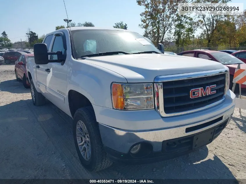 2009 GMC Sierra 1500 Sle VIN: 3GTFK23Y29G268994 Lot: 40353471