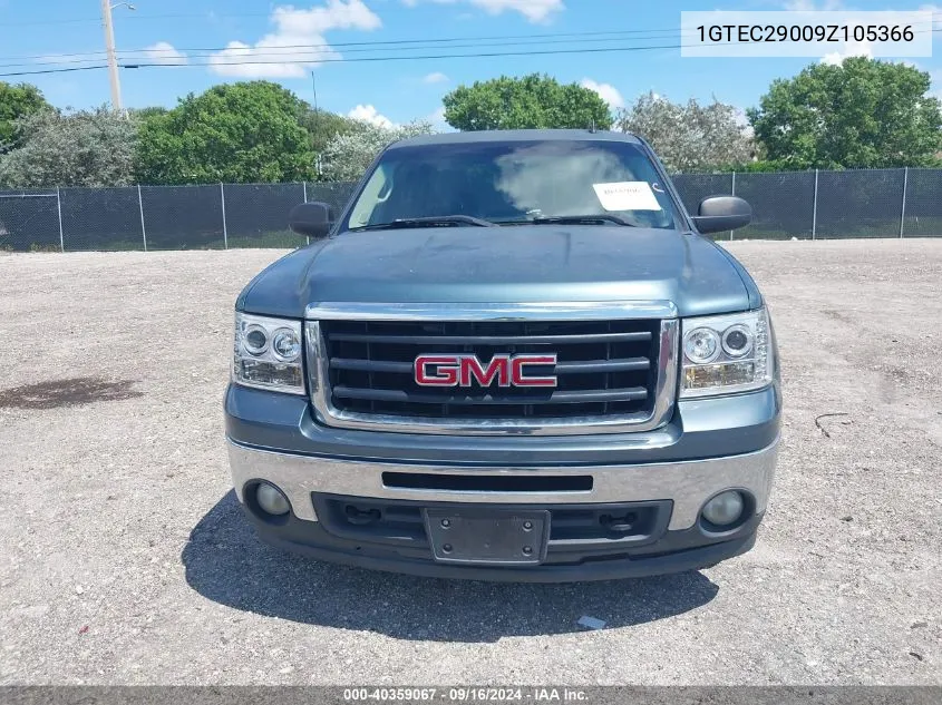 2009 GMC Sierra 1500 Sle VIN: 1GTEC29009Z105366 Lot: 40359067