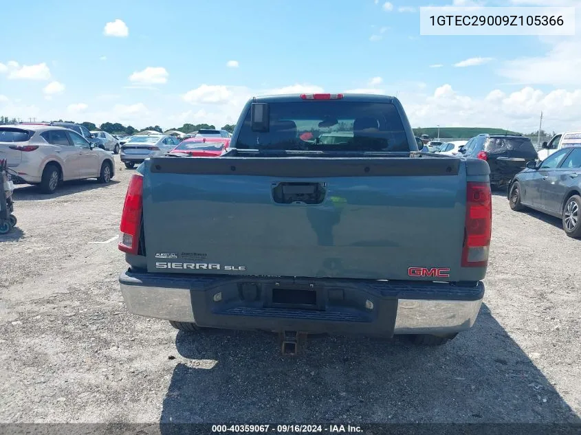 2009 GMC Sierra 1500 Sle VIN: 1GTEC29009Z105366 Lot: 40359067