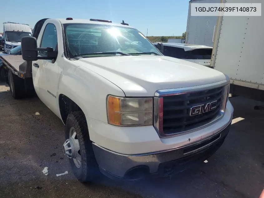 2009 GMC Sierra 3500Hd Chassis Work Truck VIN: 1GDJC74K39F140873 Lot: 40361382