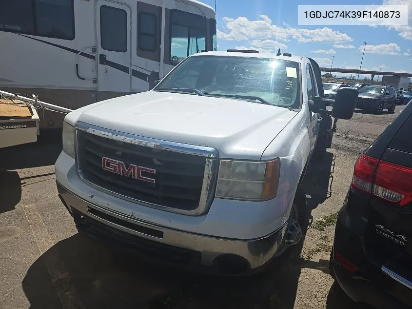 2009 GMC Sierra 3500Hd Chassis Work Truck VIN: 1GDJC74K39F140873 Lot: 40361382