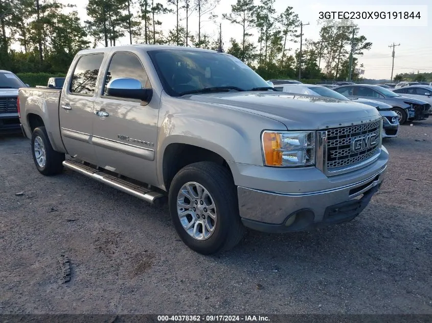 2009 GMC Sierra 1500 Sle VIN: 3GTEC230X9G191844 Lot: 40378362