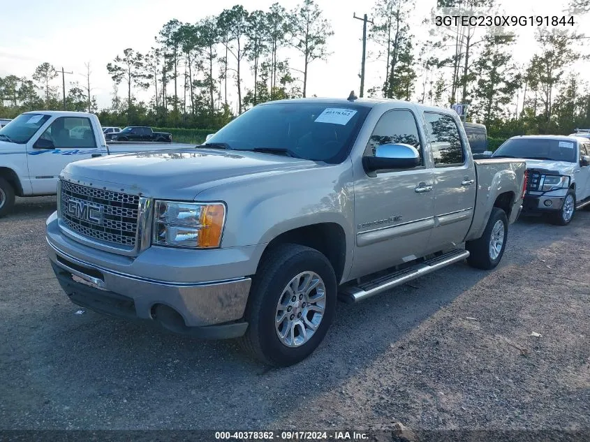 2009 GMC Sierra 1500 Sle VIN: 3GTEC230X9G191844 Lot: 40378362