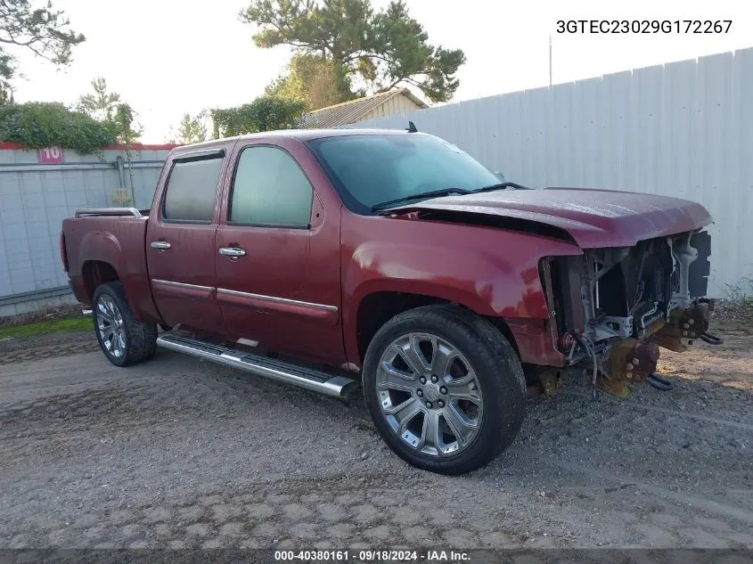 2009 GMC Sierra 1500 Sle VIN: 3GTEC23029G172267 Lot: 40380161