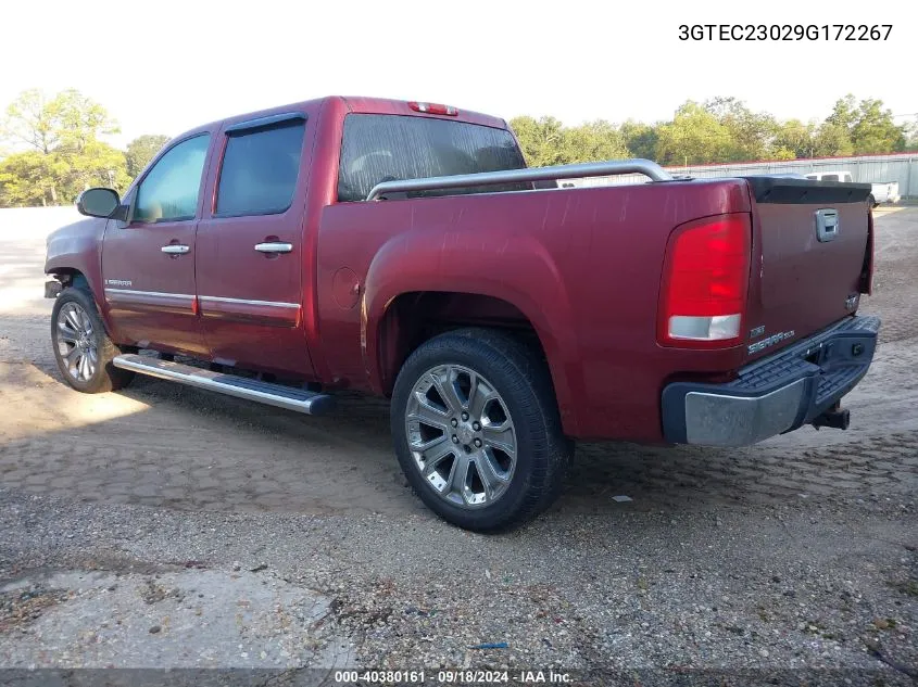 2009 GMC Sierra 1500 Sle VIN: 3GTEC23029G172267 Lot: 40380161