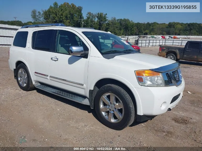 2009 GMC Sierra 1500 Work Truck VIN: 3GTEK13339G195855 Lot: 40412163