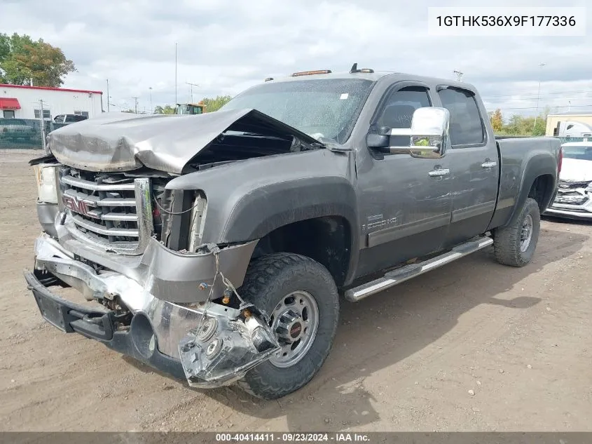 1GTHK536X9F177336 2009 GMC Sierra 2500Hd Sle