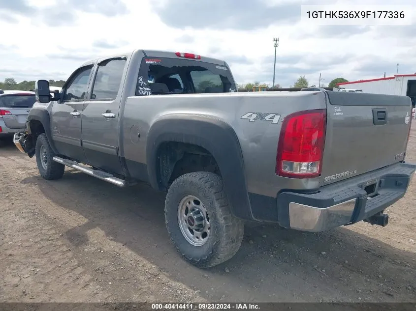 1GTHK536X9F177336 2009 GMC Sierra 2500Hd Sle